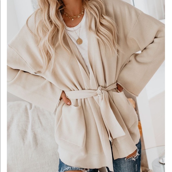 ADYSON Tie Front Cardigan - Picture 6 of 8